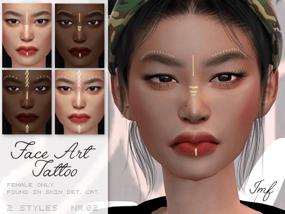 IMF Face Art Tattoo N.02 by IzzieMcFire at TSR