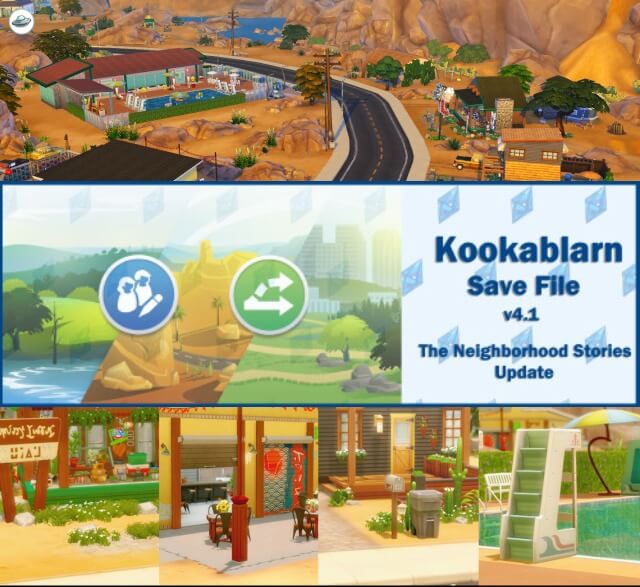 Kookablarn Save File v4.1 Neighborhood Stories