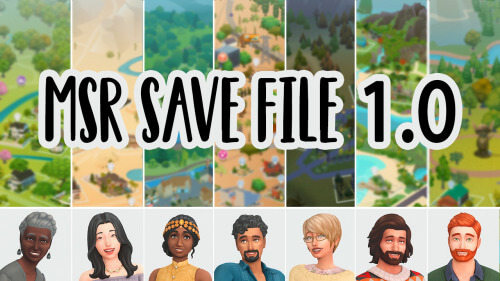 MSR Save File 1.0 by MissSimsReno sims 4 save file