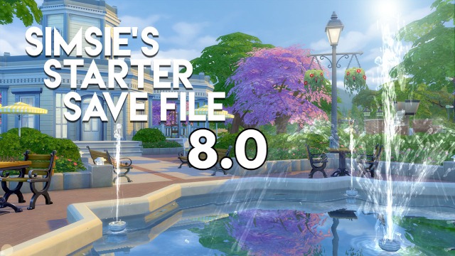 New 8.0 Version - Simsie's Started Save File