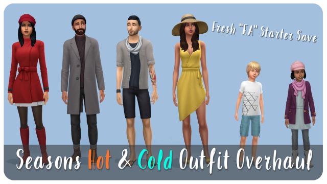 Seasons Hot & Cold “EA” Starter Save File