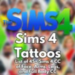 sims 4 tattoos cc sims 4 maxis match