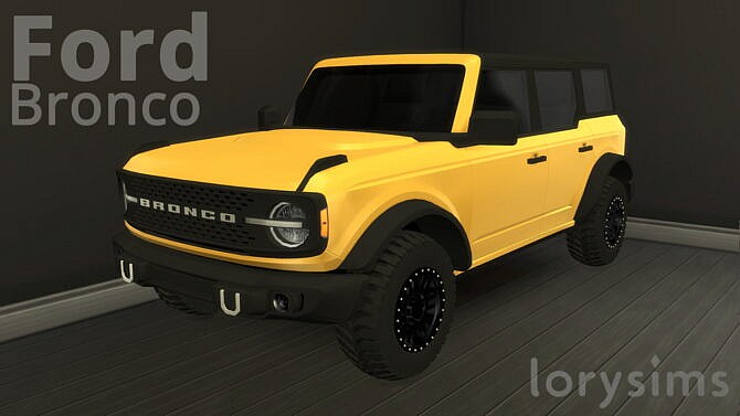 2021 Ford Bronco 4 doors at LorySims