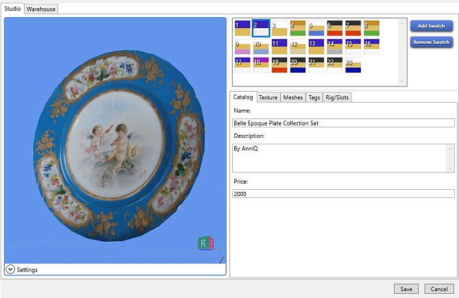 Belle Epoque Wall Plates Collection at Anna Quinn Stories