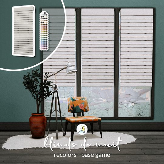 Blinds de Nuit - Sims 4 LunaSims