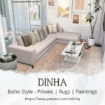 Boho Style Pillows Rugs Paintings at Dinha Gamer