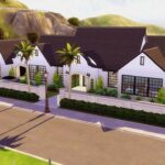 Cali Ranch Mansion by zhepomme at Mod The Sims 4