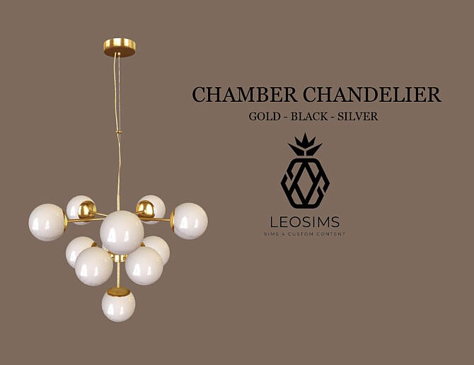 Chamber chandelier at Leo Sims