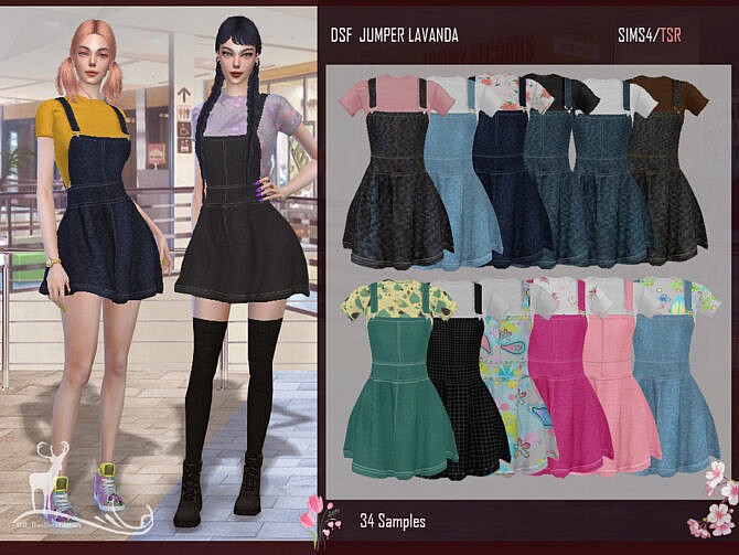 DSF OUTFIT JUMPER LAVANDA by DanSimsFantasy at TSR