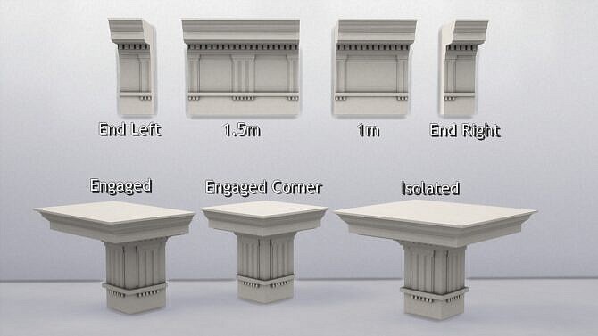 Doric Entablature by TheJim07 at Mod The Sims 4