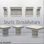 Doric Entablature by TheJim07 at Mod The Sims 4