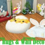 Easter Wall Deco & Rugs at Annett’s Sims 4 Welt