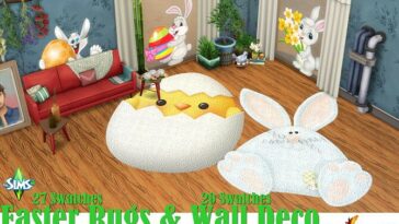 Easter Wall Deco & Rugs at Annett’s Sims 4 Welt