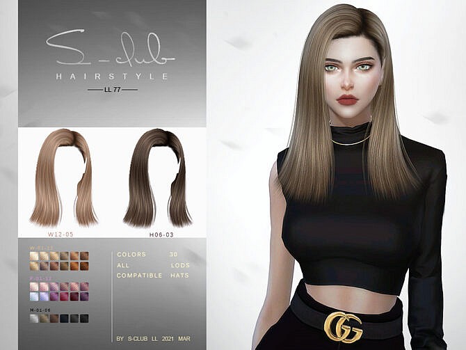 Fay hair N77 by S-Club at TSR