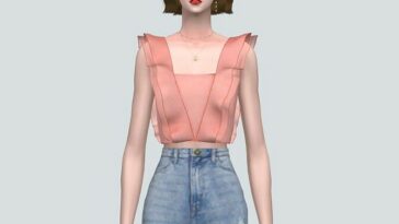 Flare Blouse SL 5 at Marigold