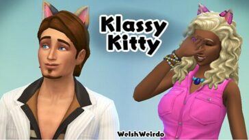 Klassy Kitty Headband by WelshWeirdo at Mod The Sims 4