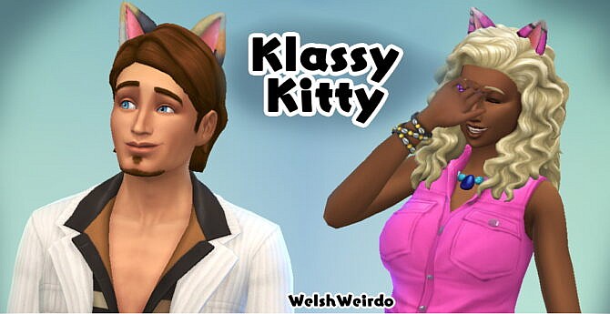 Klassy Kitty Headband by WelshWeirdo at Mod The Sims 4