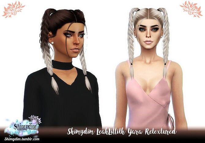 LeahLillith Yara Hair Retexture at Shimydim Sims