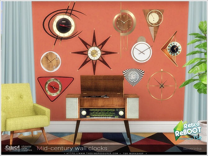 Mid-century wall clocks by Severinka at TSR