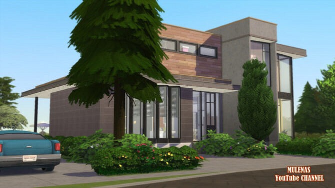 Modern home at Sims by Mulena