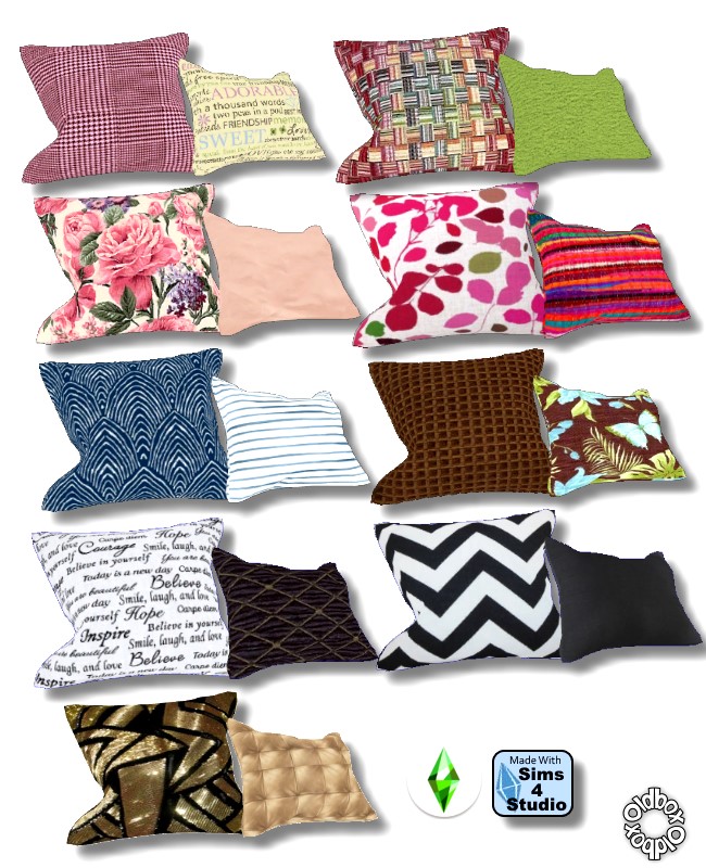 Pillows by Oldbox at All 4 Sims