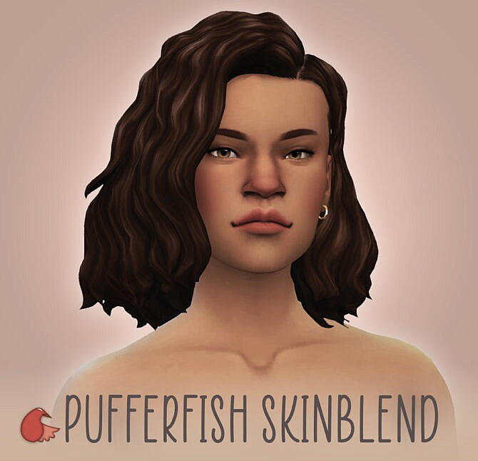 Pufferfish skinblend at Miss Ruby Bird