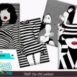 Retro 1964 Op Art posters by evi at TSR