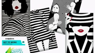 Retro 1964 Op Art posters by evi at TSR