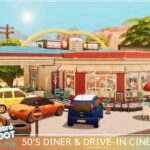 Retro 50’s Diner and Drive-in Cinema by Mini Simmer at TSR