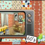 Retro 60s Wallpaper by lavilikesims at TSR