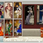 Retro Art Deco Paintings by philo at TSR