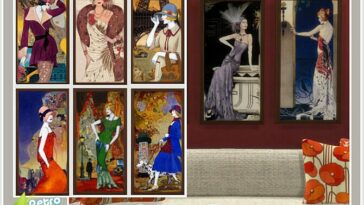 Retro Art Deco Paintings by philo at TSR