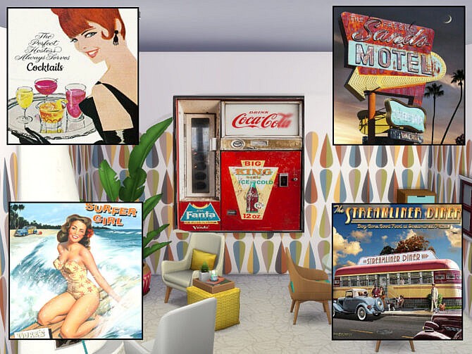 Retro Artwork by lavilikesims at TSR