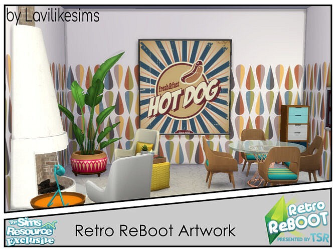 Retro Artwork by lavilikesims at TSR