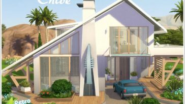 Retro Chloe house by philo at TSR