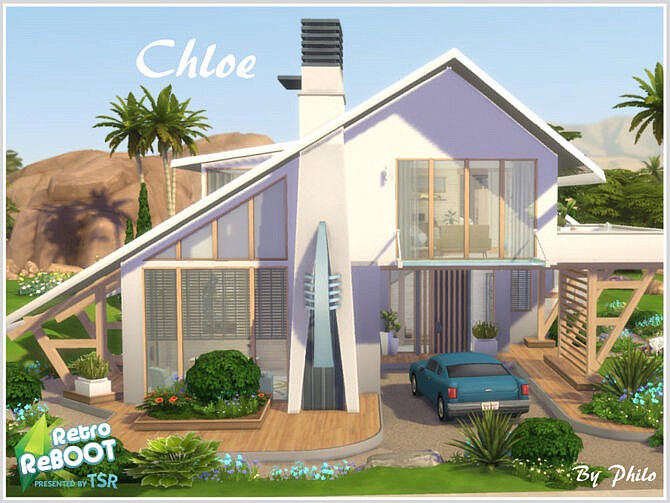 Retro Chloe house by philo at TSR