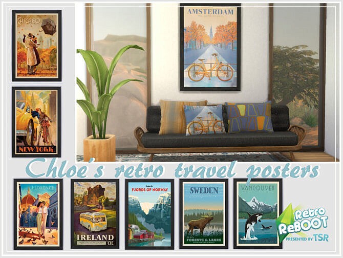 Retro Chloe’s Retro Travel Posters by philo at TSR