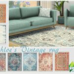 Retro Chloe’s Vintage Rug by philo at TSR