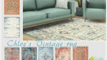 Retro Chloe’s Vintage Rug by philo at TSR