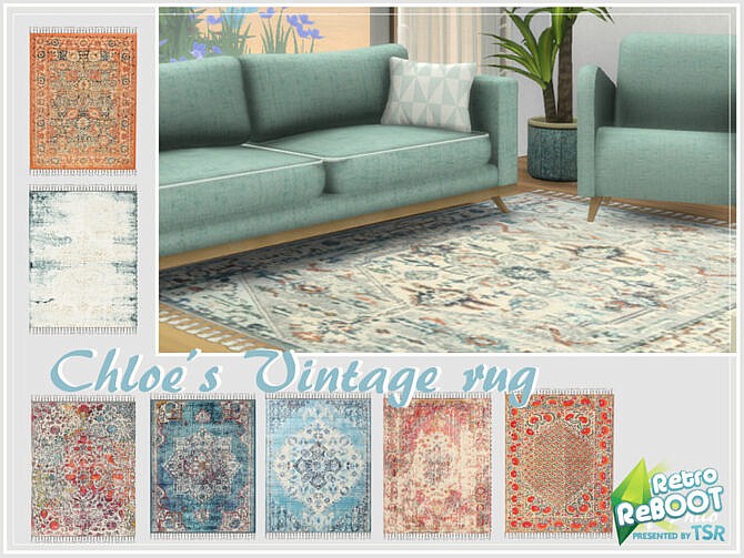 Retro Chloe’s Vintage Rug by philo at TSR