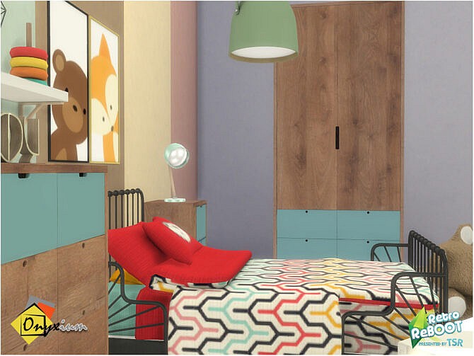 Retro Clark Toddler Bedroom by Onyxium at TSR