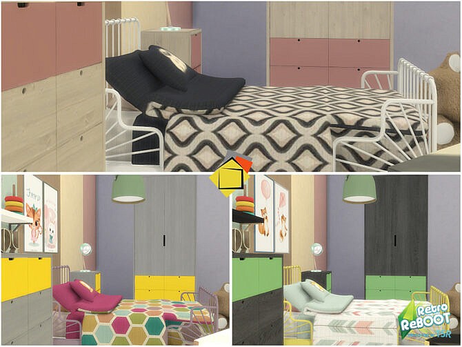 Retro Clark Toddler Bedroom by Onyxium at TSR