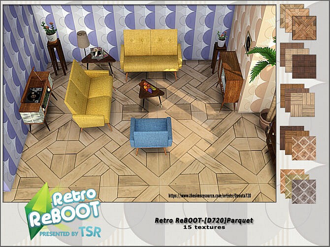 Retro D720 Parquet by Danuta720 at TSR