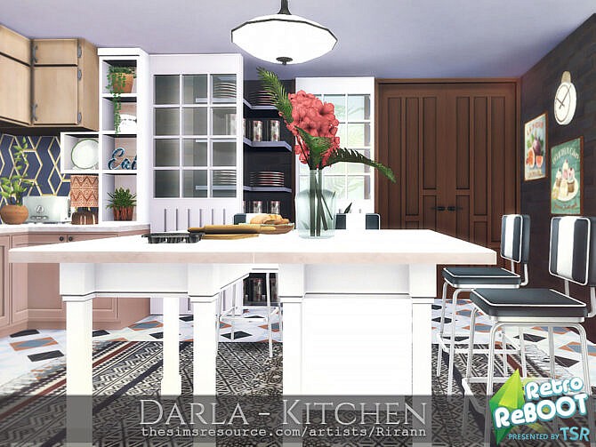 Retro Darla Kitchen by Rirann at TSR