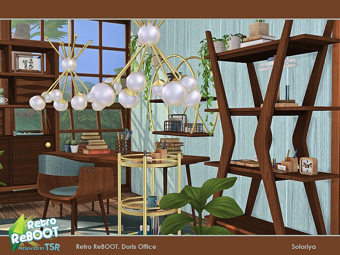 Retro Doris Office by soloriya at TSR