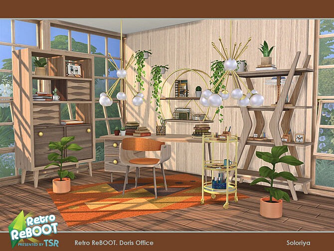 Retro Doris Office by soloriya at TSR