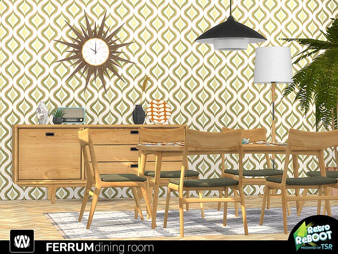 Retro Ferrum Dining Room by wondymoon at TSR