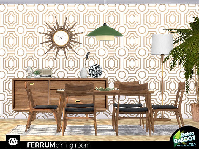 Retro Ferrum Dining Room by wondymoon at TSR