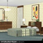 Retro Hydrargyrum Bedroom by wondymoon at TSR