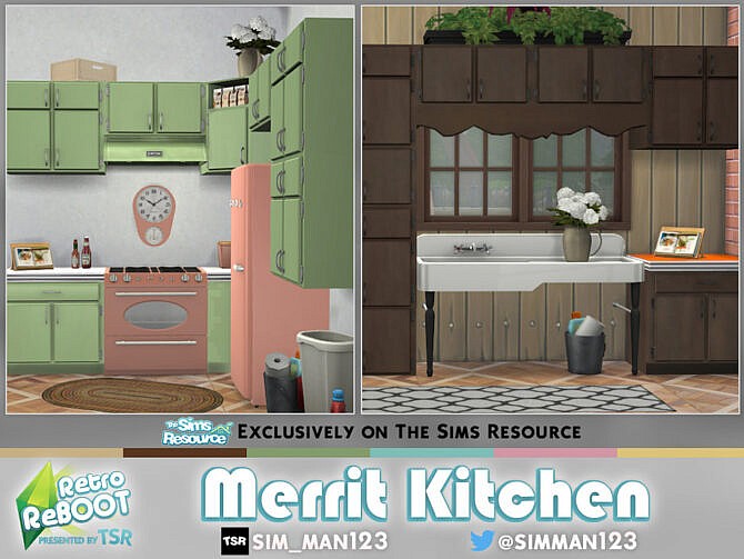 Retro Merrit Kitchen by sim_man123 at TSR